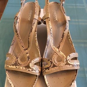 Geox Snake Skin Sandal Shoes Perfect for summer